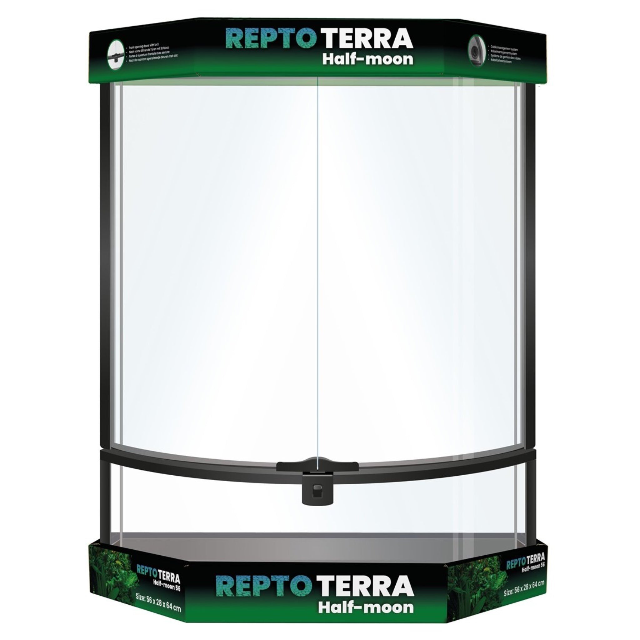 Terrario in Vetro Repto Terra Half Moon