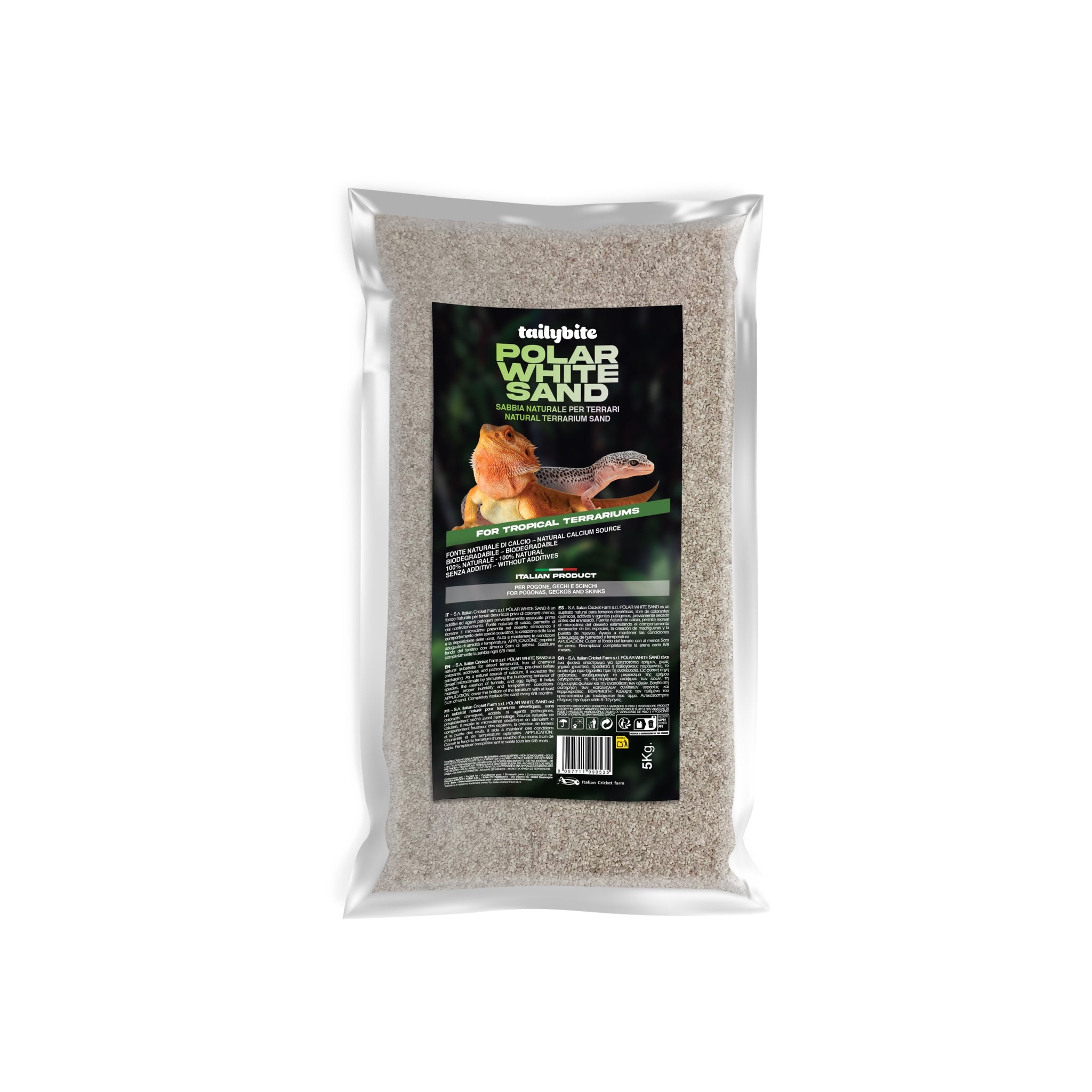 Sabbia Naturale per Terrari